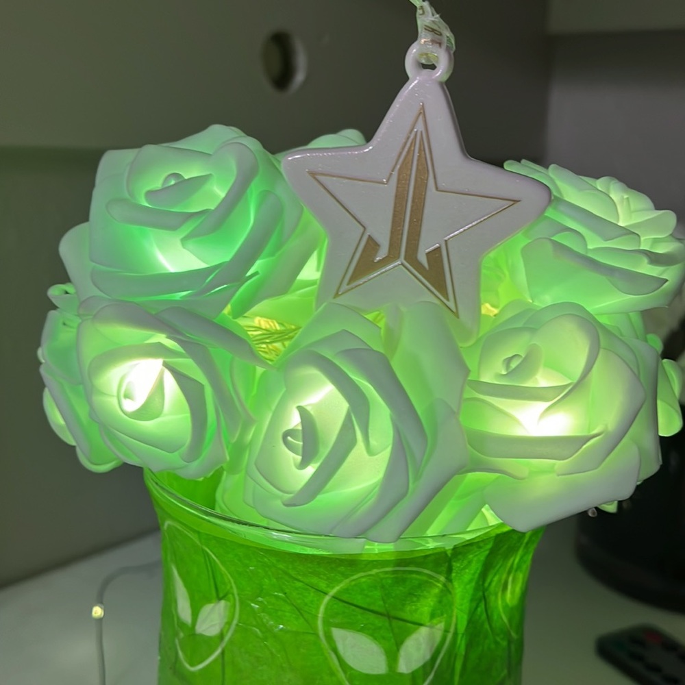 Light Up Rose Arrangement-JEFFREEStar Alien Inspired-real tissue paper-ornament - Picture 6 of 7